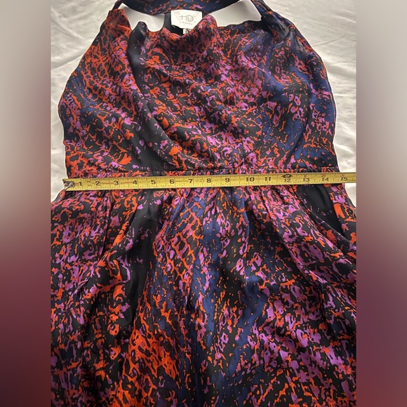 ANTHROPOLOGIE - HD in Paris Seeped Sinopia silk maxi dress - Picture 6 of 6